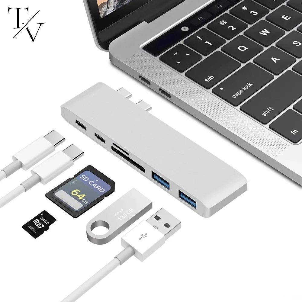Adaptateur USB-C 6 en 1 MacBook